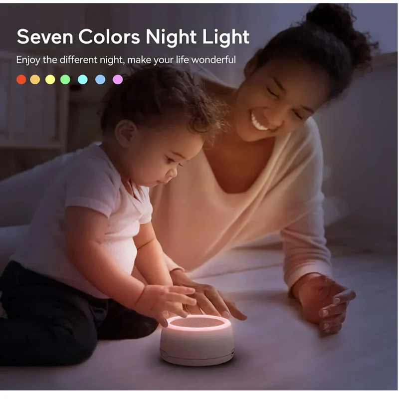 White Noise Sleep Aid Machine | Bluetooth, Timer, 32 Soothing Sounds - Image 5