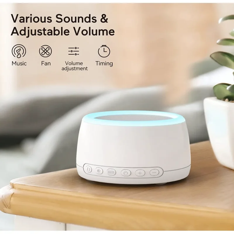 White Noise Sleep Aid Machine | Bluetooth, Timer, 32 Soothing Sounds - Image 6